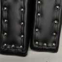 Oiktylr SOT Blocks Chiropractic, Soft & Comfortable Pelvic Blocks Wedges - Enhanced Elastic Support Sponge - Dejarnette Style Pelvic Sacral Blocks, Chiropractor Wedges Blocks for HIPS (Matte Black)