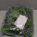 Artificial Flowers for Outdoors(24pac),Fake Plants,Fake Flowers,Artificial Plants & Flowers,Faux Flowers for for Front Porch Decor,uv Resistant Artificial Flowers (Purple)