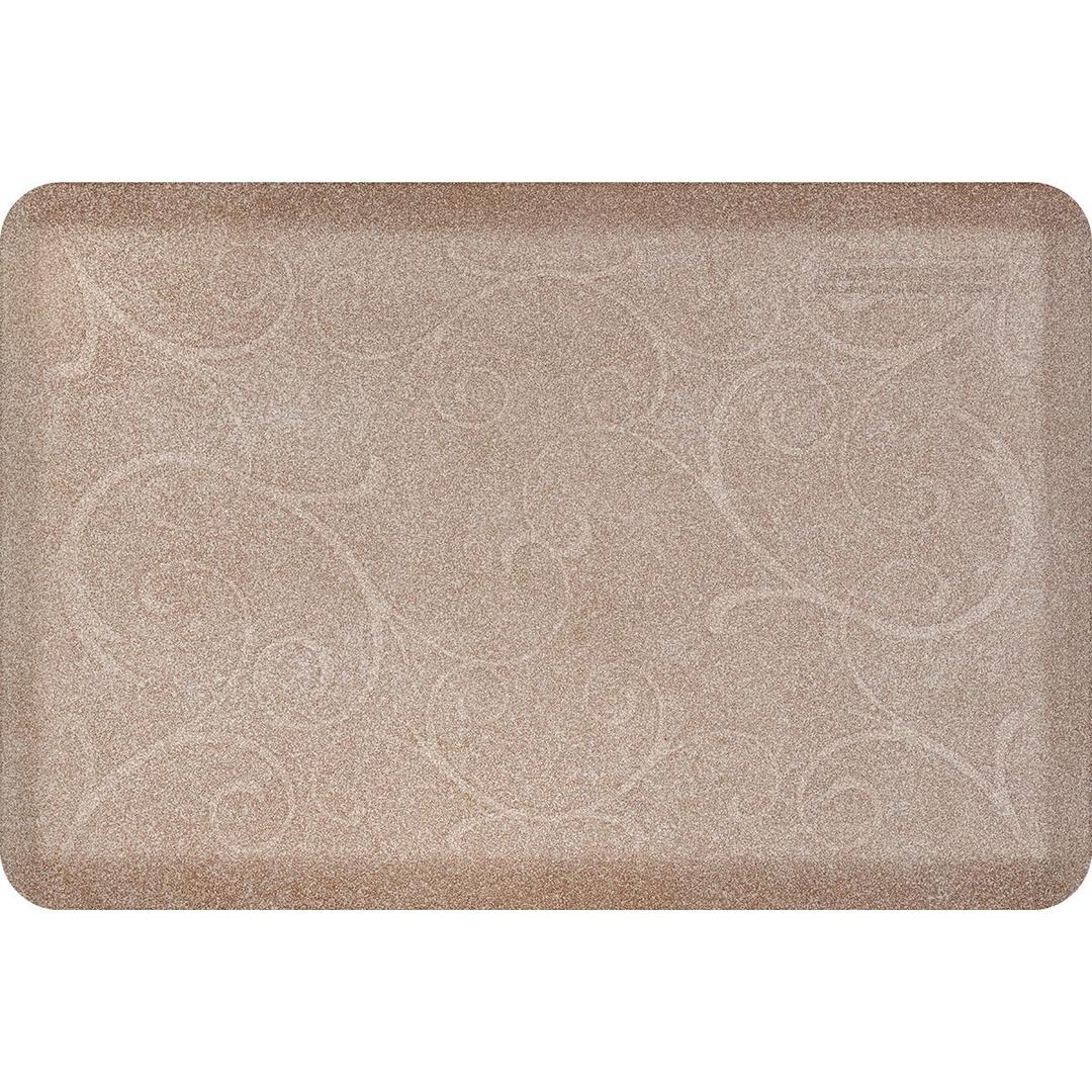 WellnessMats Bella Collection Anti-Fatigue Floor Mat, Polyurethane - Ergonomic Support Pad for Home, Kitchen, Garage, Office Standing Desk - Water Resistant - Made in USA
