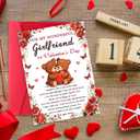 Funny Valentines Day Cards for Girlfriend, Romantic Valentines Day Gifts from Boyfriend, for my Wonderful Girlfriend On Valentine's Day (FY-355)