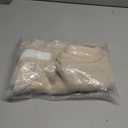 YoungsTex Burlap Natural Linen Curtains 45 Inch Length, Short Drapes Textured Semi Sheer with Rod Pocket Back Tab Lightweight for Living Room Window, 2 Panels, 42 X 45 Inch