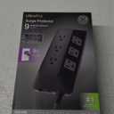GE UltraPro 9-Outlet Surge Protector, 8', Black