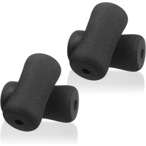 Sratte 4pcs Foot Foam Pads Rollers Set Weight Bench Replacement Pads Inversion Table Parts for Leg Extension Gyms Exercise Equipments