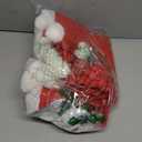 Satinior 28 Pcs Santa Hat Bulk for Adult Red Christmas Claus Santa Hat Plus Size Plush Non Woven Fabric Cap for Christmas Holiday Party Supplies