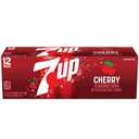 7UP Cherry Flavored Soda, 12 fl oz cans, 12 pack