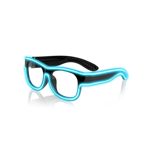 Eli Glasses Wireless Light Up Glasses 3 Modes LED Luminous Glasses Glow in the Dark for Parties, DJ, EDM, Halloween, Christmas