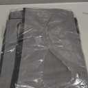 SpaceTrove Blanket Storage Bags, 6-Pack Comforter Blanket Organizers, 80L Large Capacity Containers with Visual Window for Clothing, Quilt, Sheet, Pillow, Closet Organization for Bedding (Grey) (Gray)