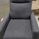 Anwick Swivel Rocker Recliner, Rocking Recliner Chair, Small Rocker Recliners for Small Spaces, Living Room, Bedroom, Nursery, RV (Grey)