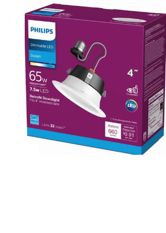 DI PHILIPS LED DOWNLIGHT 4 N DYLGH BULB