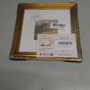 Upsimples Vintage 8x8 Picture Frames, Antique Gold Frames Display 4x4 with Mat or 8 x 8 Without for Wall or Tabletop Decor, 1pack