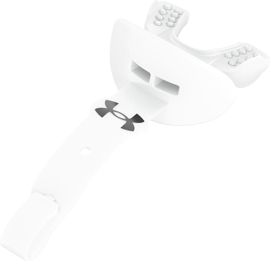 Under Armour Air Lip Guard, Mouth Guard w/Football Helmet Strap