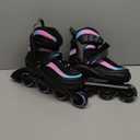 Adjustable Inline Skates for Kids and Adults – Color Gradient Roller Skates with Full Light-Up Wheels for Girls, Boys (Ages 5-8, 8-12), Youth, Men, and Women – Indoor & Outdoor Use
