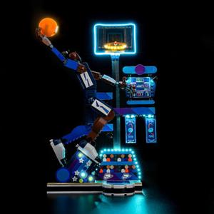 Upgraded Led Light Kit Compatible with Lego Nike Slam Dunk Building Set, Lights Decoration Compatible with Lego 43010 (Model Not Included)