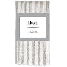 4 Pack Napkins 17in X 17in Black and White Design (2 Count)