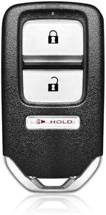Keylessbest Replacement for 2013-2015 Honda Crosstour Key Fob Remote Control ACJ932HK1210A, 3 Buttons, 314.8MHz, Black, Plastic+Metal