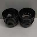 12 Pcs Unbreakable Cereal Bowls Set, 26 Oz Wheat Straw Bowls Set, Microwave & Dishwasher Safe Bowls for Kitchen, Reusable Plastic Bowls for Soup, Salad and Snack, BPA Free, Black