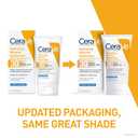 CeraVe Hydrating Mineral Sunscreen SPF 30 with Sheer Tint, Tinted Mineral Sunscreen with Zinc Oxide & Titanium Dioxide, Blends Seamlessly For Healthy Glow, Medium, 1.7 Fluid Ounce