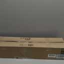 Yafa Home Fashion Durable Double Standard White Adjustable Curtain Rod Hardware Included (White, 66"-128")