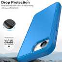 Magnetic for iPhone 17 Case with Blet Clip, Compatible with Magsafe,2X Screen Protector,Military-Grade Protection, Drop-Proof Phone Cover for iPhone 17 6.3 inchs, Blue
