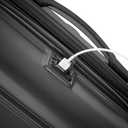 Samsonite Omni 2 Hardside Expandable Luggage with Spinner Wheels, 2-Piece Set (19/24), SOLID CHARCOAL