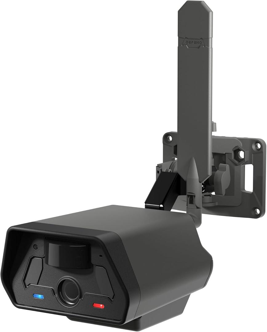 TACTACAM Defend Cellular Security Camera: LTE, No WiFi Needed, 4K Photo + 1080p Video, 100FT IR Flash, 8GB Internal + SD Battery/Solar Powered - Best for Outdoor & Remote Property Monitoring