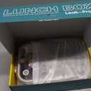 Stainless Steel Bento Lunch Box for Kids, 26.4 oz Leak-Proof 3-Compartment Metal Bento Box, BPA-Free, Cute Cartoon Meal Prep Snack Container with Utensils for School, Office, Travel - Yellow