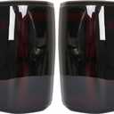 labwork Driver & Passenger Side Tail Lights Replacement for 2015-2020 F150 Smoke Lens Rear Brake Lamp Assembly LH & RH