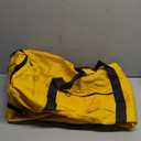 Fmeida 65L Duffle Bag with Shoes Compartment, Foldable Travel Duffel Bags for Men Women, Large Packable Travel Bag Water Repellent & Tear Resistant (Yellow)