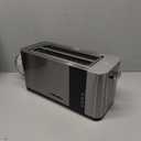 Mueller UltraToast Full Stainless Steel Toaster 4 Slice, Long Extra-Wide Slots for Bagels and Waffles, 6 Browning Levels, LED Display, Cancel/Defrost/Reheat Functions & Removable Tray, Kitchen Gadgets