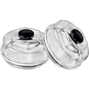 XTPTFABS 183772-KIT 4" Trailer Hub Replacement Oil Cap Kit Compatible with 10K-16K Dexter Bearing Cover and 10K - 16K Axles. 4"Oil Bath Dust Caps for Dexter Axles (4)