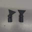MroMax Aquarium Nozzle Plastic Pump Duckbill Nozzles Water Outlet Return Pipe Plumbing Fitting Dark Gray 2Pcs