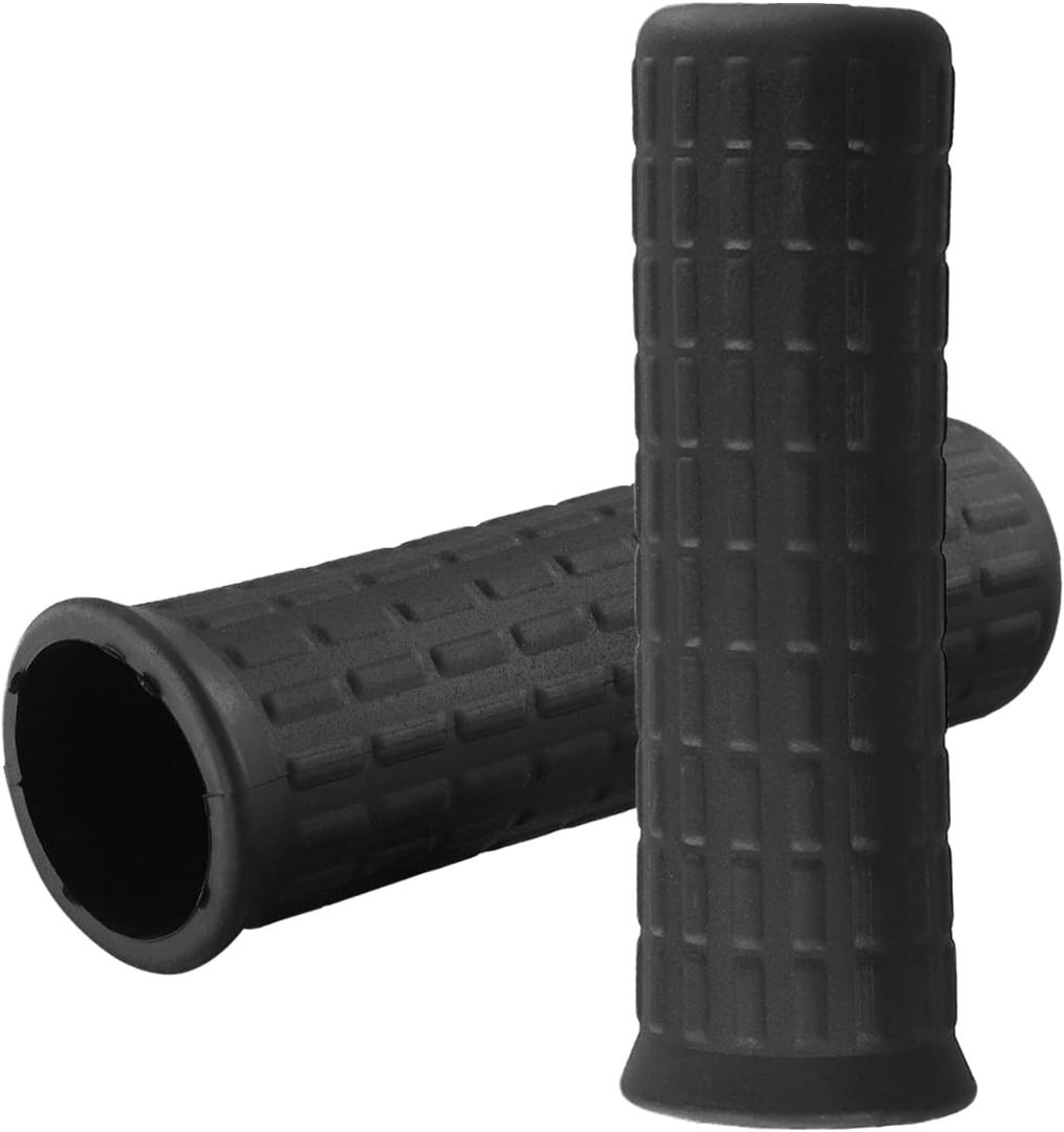 Rubber Handles for Wheelbarrow, 8-42mm Inner Diameter Wheelbarrow Handles Fit Most Wheelbarrows/Garden Cart, Non Slip & Shock Absorbing Handle Grips Replacement(122 x 33mm)