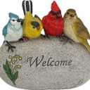 Design Toscano Birdy Welcome Garden Stone Statue: Medium