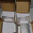 Asidrama 4 Pack Passage Gold Door Handles, Door Lever with Door Knobs Indoor for Bedroom or Bathroom, Heavy Duty Brushed Gold Door Handles Interior with Locks for Left Right Sided Doors