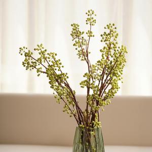Light Green Artificial Berry Stem, 8 Pack