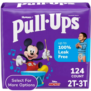 PullUps Boys' Potty Training Pants, Size 2T3T Training Underwear (1634 lbs), 124 Count (4 Packs of 31), Packaging May Vary