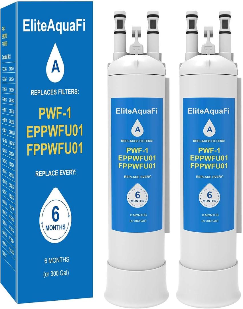 FPPWFU01 Compatible with Frigidaire FPPWFU01 PurePour PWF-1 Water Filter (2 Pack)