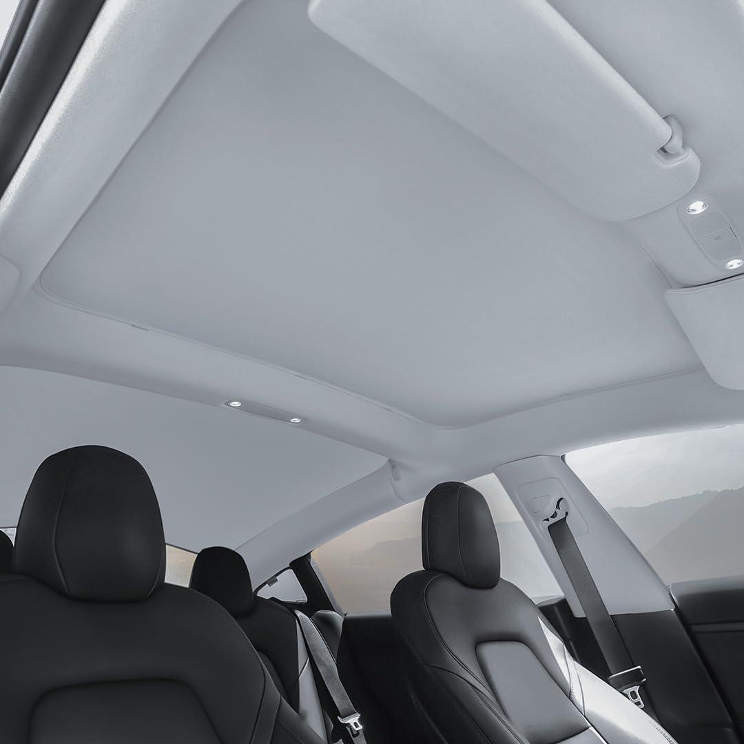 VION Tesla 2023-2021 Model 3 Roof Sunshades - Precision Fit, No Sagging, Full Blackout (Only Compatible with The 2023-2021 Model 3 Made in The US Factories) VION Tesla 2023-2021 Model 3 Roof Sunshades - Precision Fit, No Sagging, Full Blackout (Only Compatible with The 2023-2021 Model 3 Made in The US Factories)