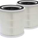 PUREBURG Replacement True HEPA Filters Compatible with DAYETTE AP301& JOWSET AP301 AP302 AP303(KJ4-2S/ KJ3-2S) & Airrobo AR400 Air Purifiers, H13 4-Stage Filtration Activated carbon 2-IN-1, 2-Pack