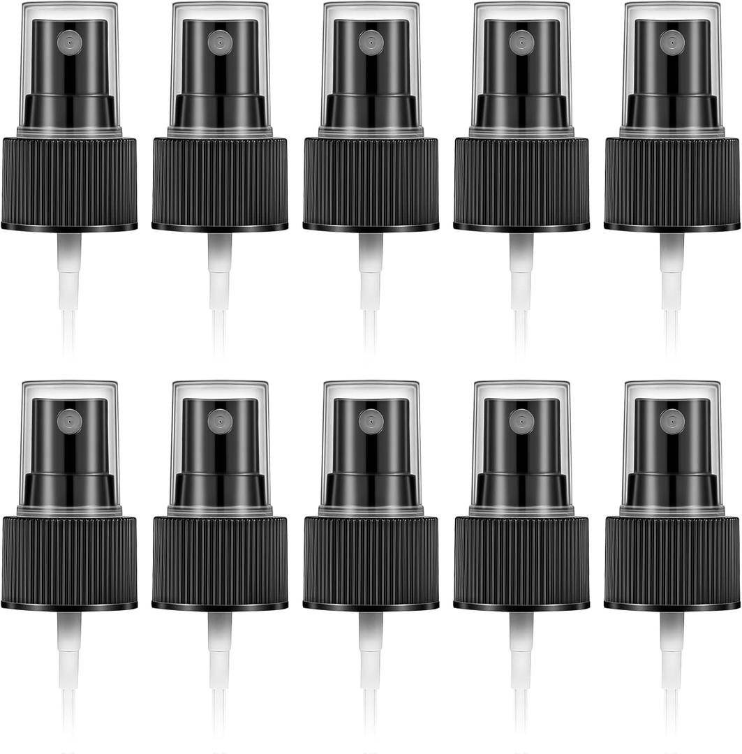 ARTIBETTER 40Pcs Spray Bottle Replacement Pump Oils Spray Tops for Fine Mist Sprayer Cosmetic Spray Bottle Size 24/410(Diameter/Circumference)