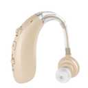 Bluetooth Rechargeable Hearing Aid for Seniors & Adults Soft Ear Hook 360 Rotation Universal Fit Easy Use Premium Comfort Design