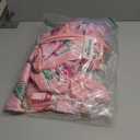 Cerdexon One Piece Bathing Suit for Women with Beach Cover up Wrap Skirt Swimsuit Sarong Retro Floral Print Bikini Set (US, Alpha, 3X-Large, Regular, Regular, Flamingo Pattern)