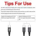 2 x Upgrade 4ft 3-in-1 USB-C to 3 USB-C Cable, USB C Splitter 1 in 3 Out Cord, Multi Charging Cable Compatible with iPhone 16/15, iPad Pro/Air, Samsung Galaxy S24, Moto, Google Pixel, LG, Camera