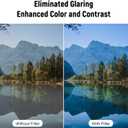 67mm CPL Circular Polarizing Filter, 30-Layer Multi-Resistant Nano Coated Variable Polarizer Filter with HD Optics Glass, Ultra Slim Frame, Reduce Glare, Enhance Contrast, Reduce Reflection