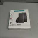 3 x SUANPOT for Samsung Galaxy A35 5G Wallet case with RFID Blocking Credit Card Holder,Flip Book PU Leather Protective Cover Women Men for Samsung A35 Phone case Black