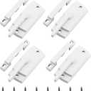 Window Sash Locks, 4 PCS Window Latches Replacement, Window Locks for up and Down Windows, Replacement Window Locks for Vertical and Horizontal Sliding Windows