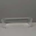 240323002 Refrigerator Door Bin Shelf Compatible with Frigidaire or Electrolux, Bottom 2 Shelves on Refrigerator Side, Single Unit, Clear, Replaces PS429725, AP2115742, AH429725，