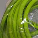 Flexzilla Air Hose, 3/8 in. x 50 ft., 1/4 in. MNPT Fittings, Heavy Duty, Lightweight, Hybrid, ZillaGreen - HFZ3850YW2