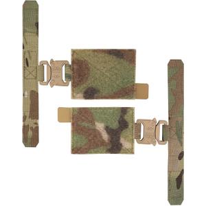 PETAC GEAR 1 PCS Tactical Cummerbund Adapters,Metal Buckle Kit Laser Cut Quick Release Set up with for FCPC FCSK V5 3AC Cummerbunds