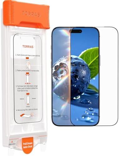 TORRAS OrigArmor for iPhone 17 Pro Screen Protector [100% Anti Reflection][3D Full Coverage Fit] Military-Grade Shatterproof 9H+ Tempered Glass Anti-Scratch Screen Protector 17 Pro 6.3" 1-Pack
